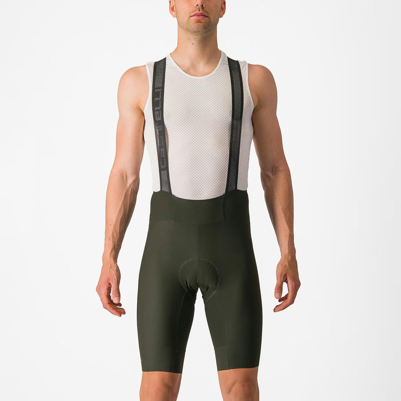 Castelli Espresso Bibshort Men's Deep Green - Image 1