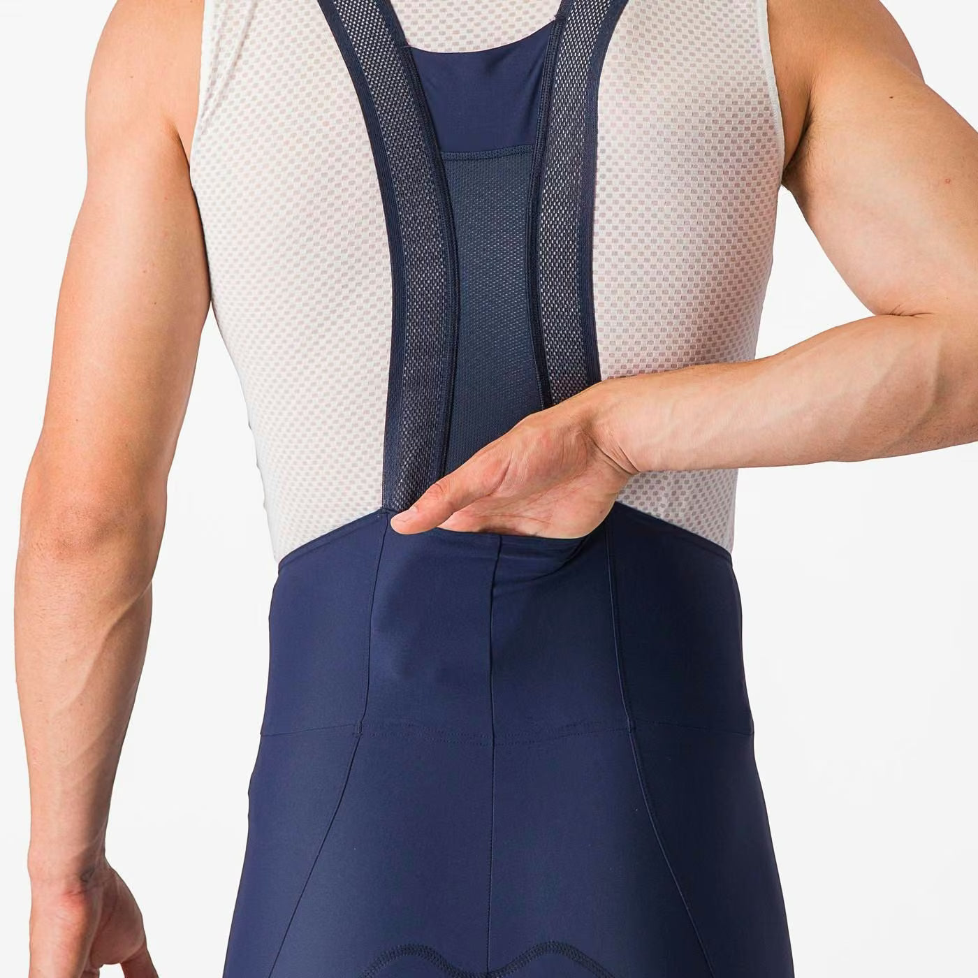 Castelli Espresso Bibshort Men's Belgian Blue - Image 6