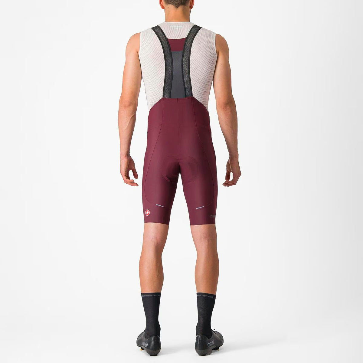 Castelli Espresso Bibshort Men's Deep Bordeaux - Image 2