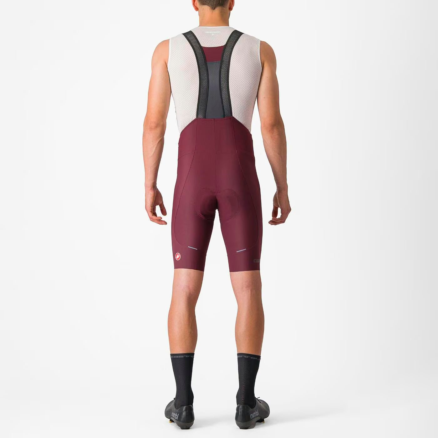 Castelli Espresso Bibshort Men's Deep Bordeaux - Image 2