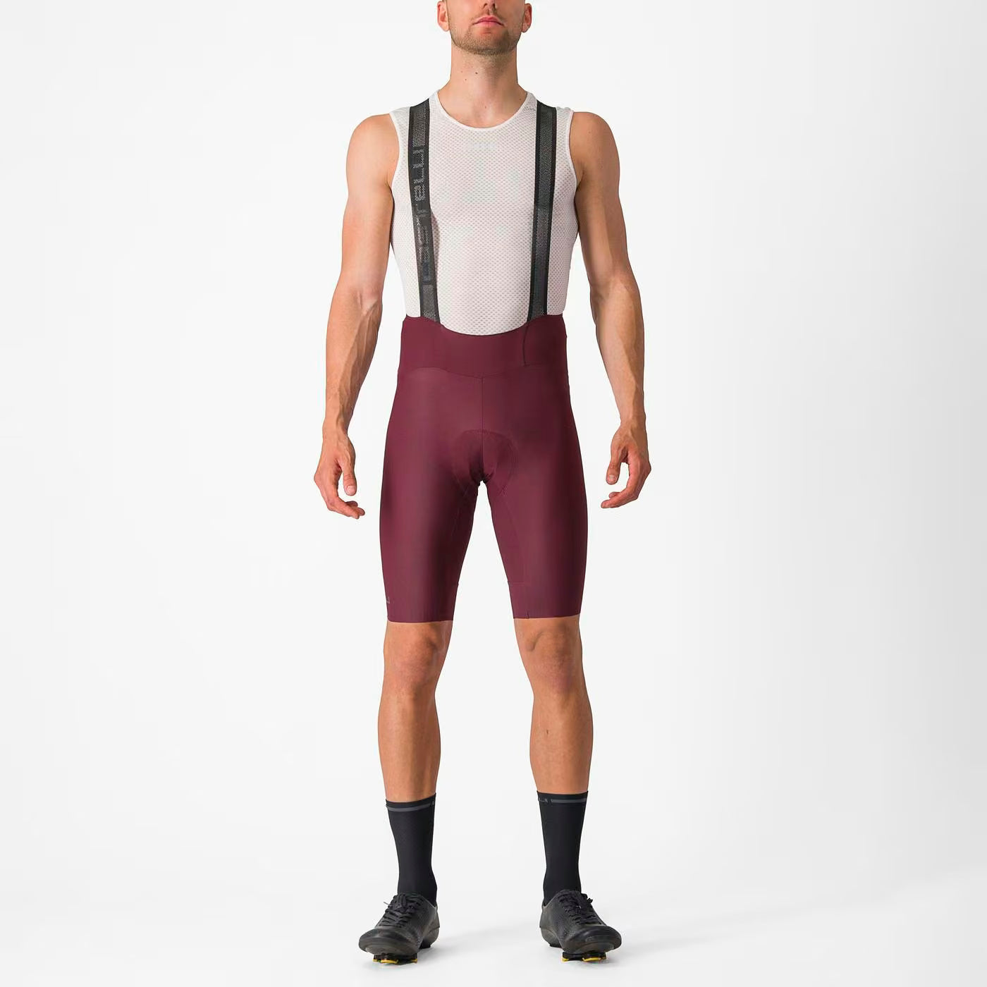 Castelli Espresso Bibshort Men's Deep Bordeaux - Image 1