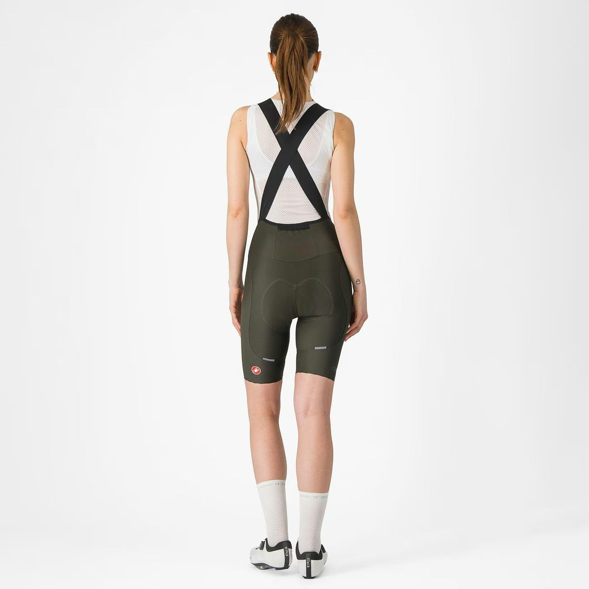 Castelli Espresso W DT Bibshort Women's Deep Green - Image 2
