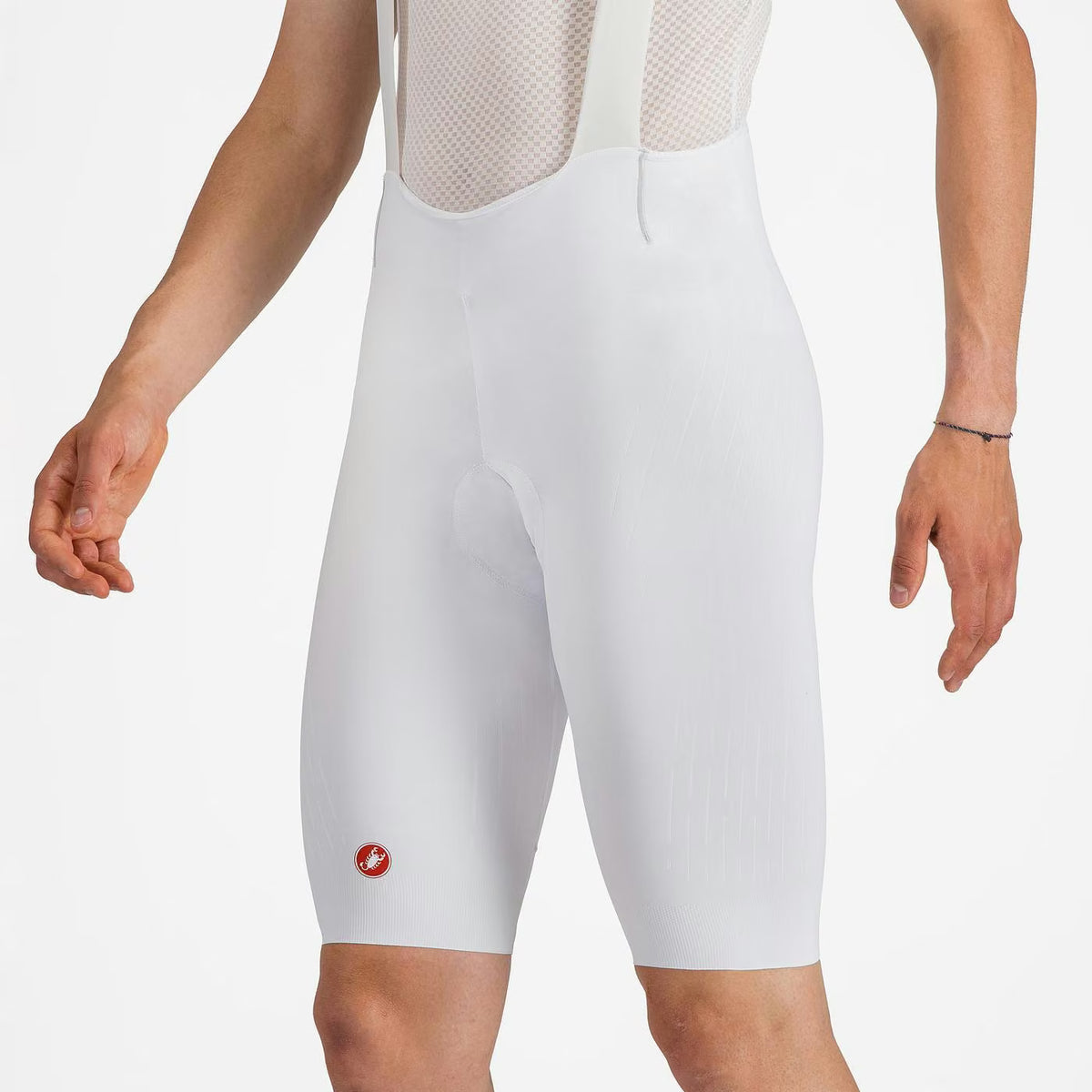 Castelli Free Aero Race S Bibshort Men's White - Image 3