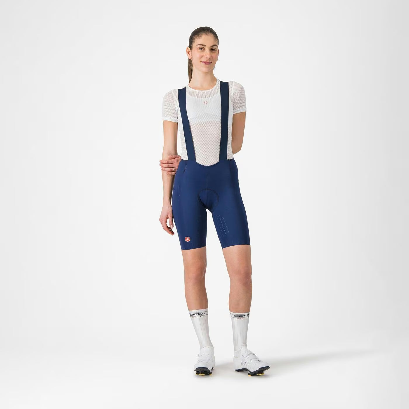 Castelli Free Aero Race S Bibshort Women's Belgian Blue - Image 6