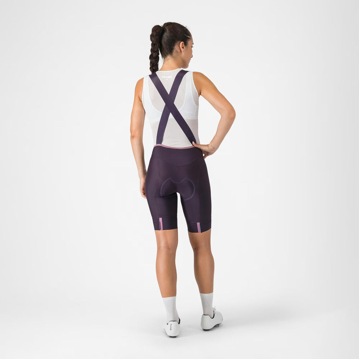 Castelli Prima 2 Bibshort Women's Dark Night Shade/Deep Purple - Image 7