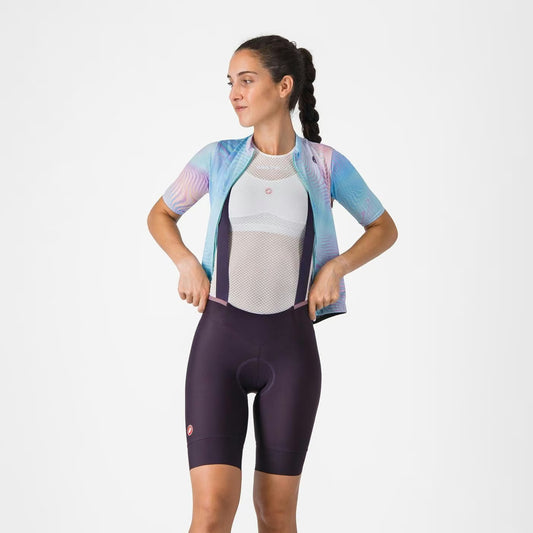 Castelli Prima 2 Bibshort Women's Dark Night Shade/Deep Purple - Image 1