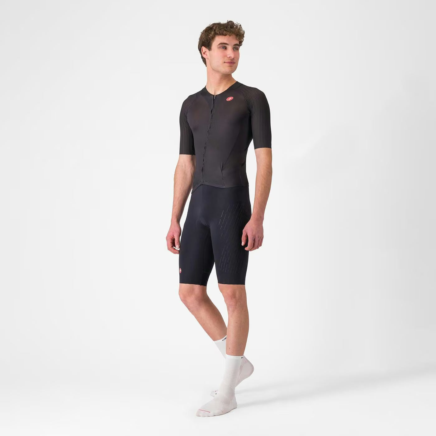 Castelli Free Sanremo 3 Tri Suit Short Sleeve Men's Black - Image 4