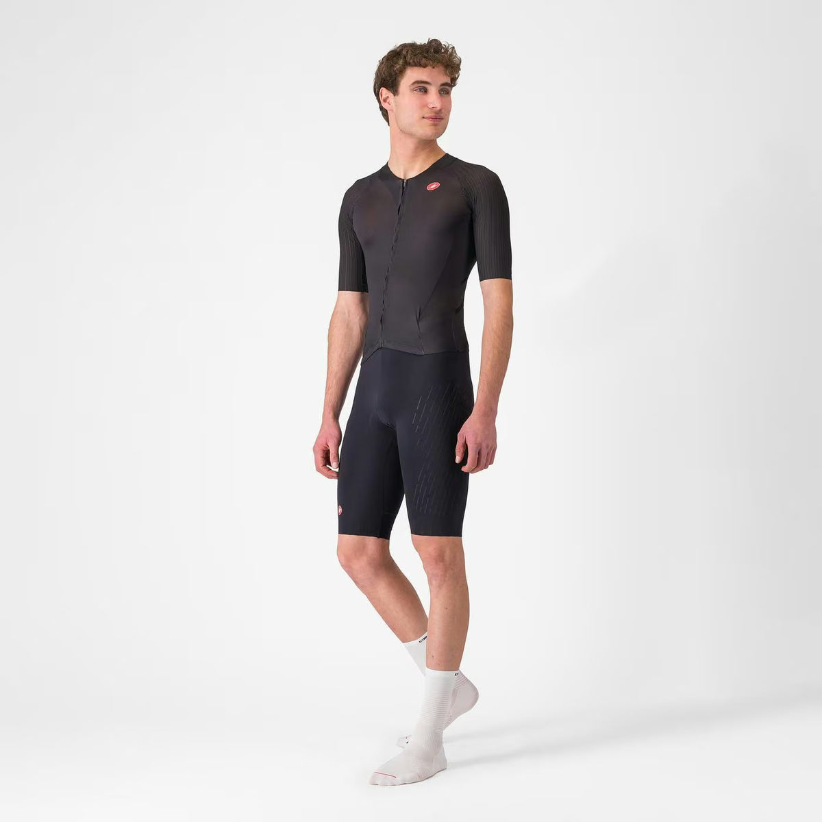 Castelli Free Sanremo 3 Tri Suit Short Sleeve Men's Black - Image 4