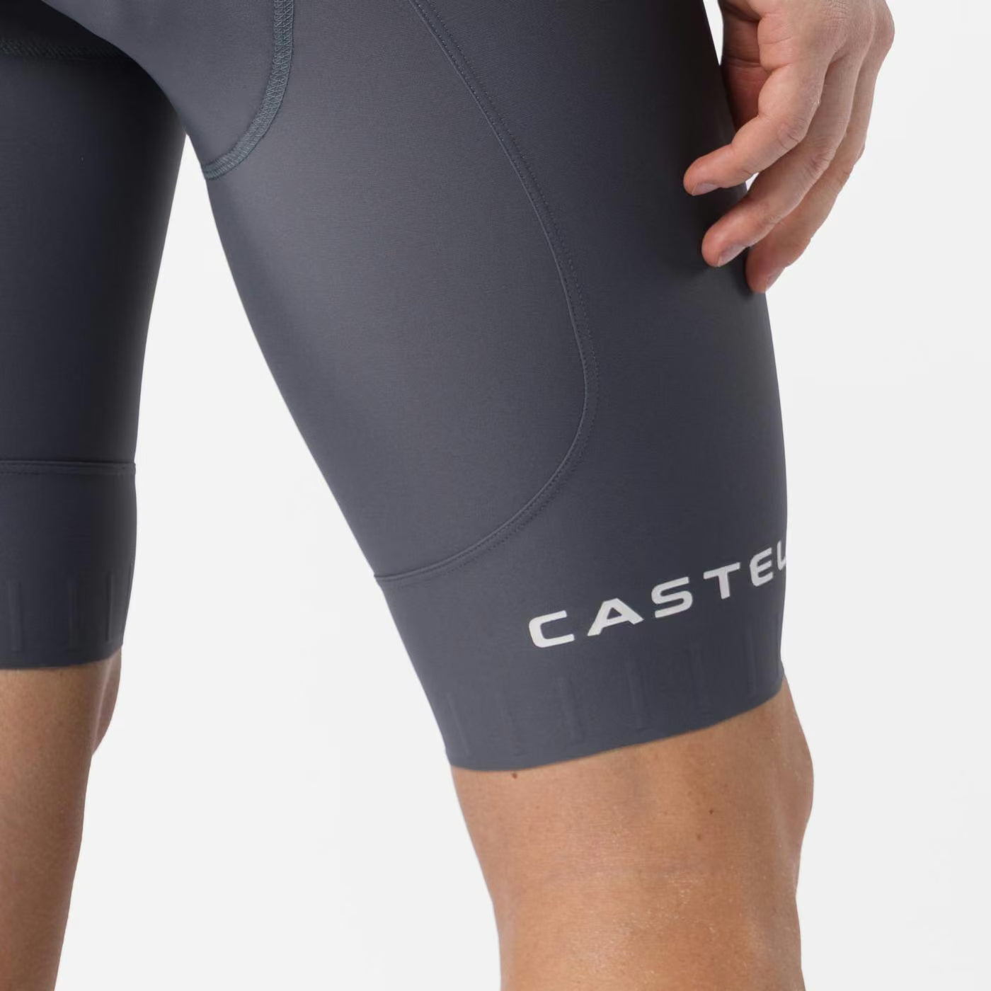 Castelli Espresso 2 Bibshort Men's Smoky Gray - Image 5