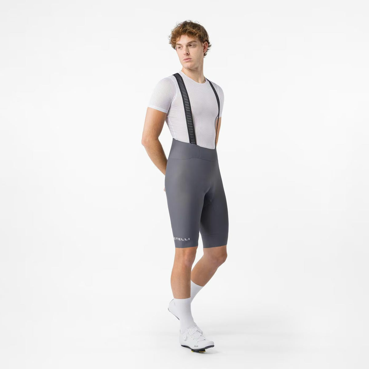 Castelli Espresso 2 Bibshort Men's Smoky Gray - Image 6