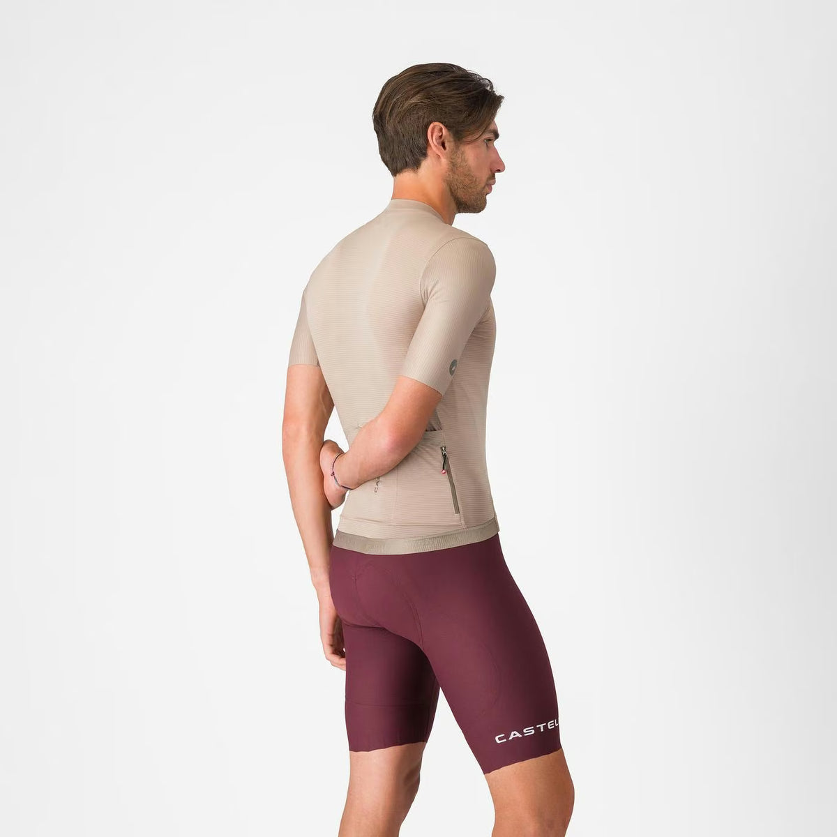 Castelli Espresso 2 Bibshort Men's Deep Bordeaux - Image 2