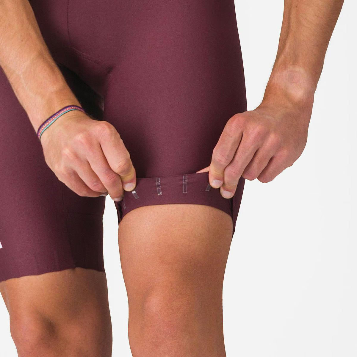Castelli Espresso 2 Bibshort Men's Deep Bordeaux - Image 3