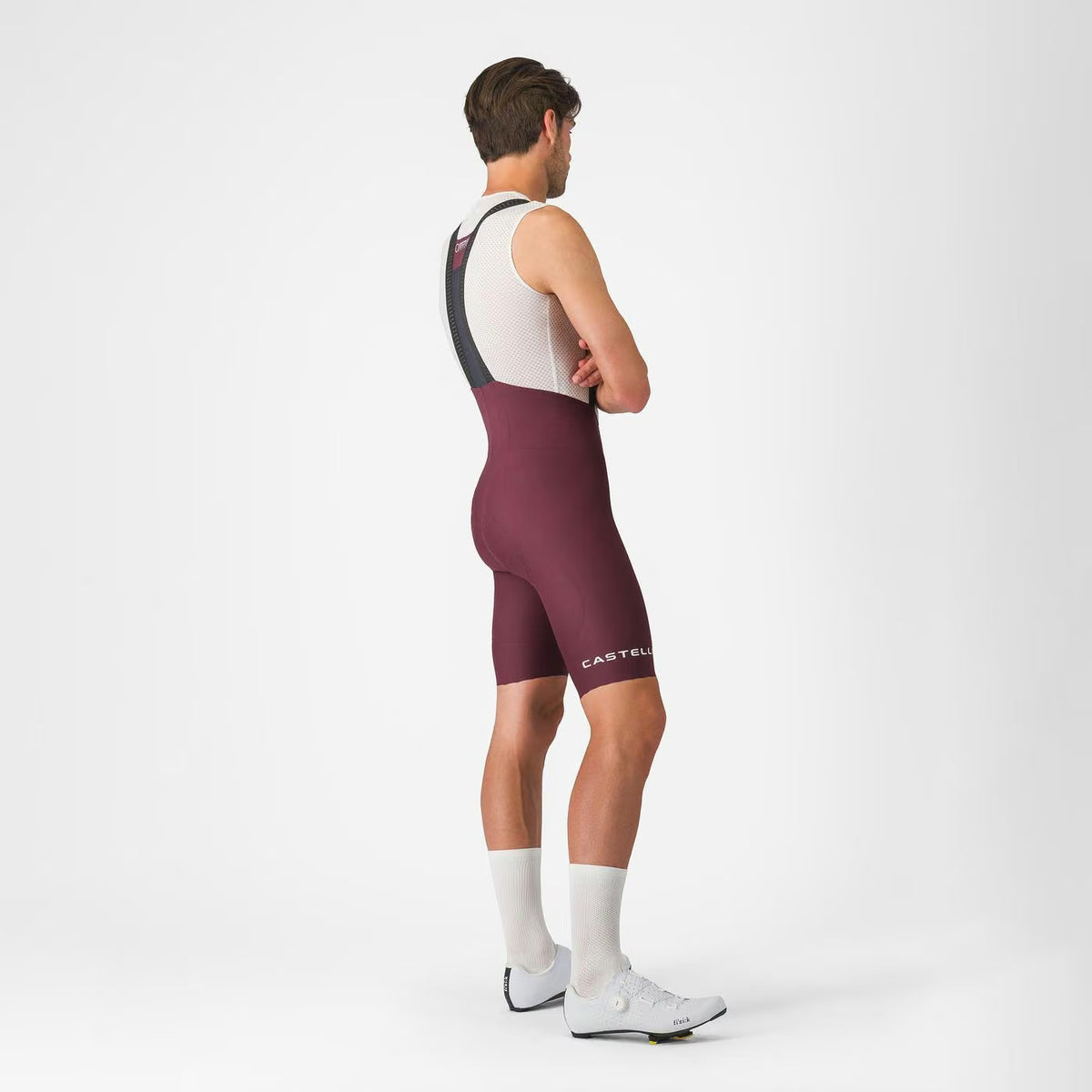 Castelli Espresso 2 Bibshort Men's Deep Bordeaux - Image 7