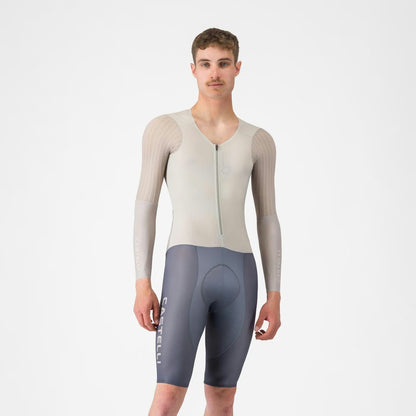 Castelli Speedsuit Body Paint V TT Men's Silver Moon/Clay/Smoky Gray - Image 1