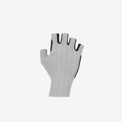 Castelli Rosso Corsa Pro Gloves Silver Gray - Image 1
