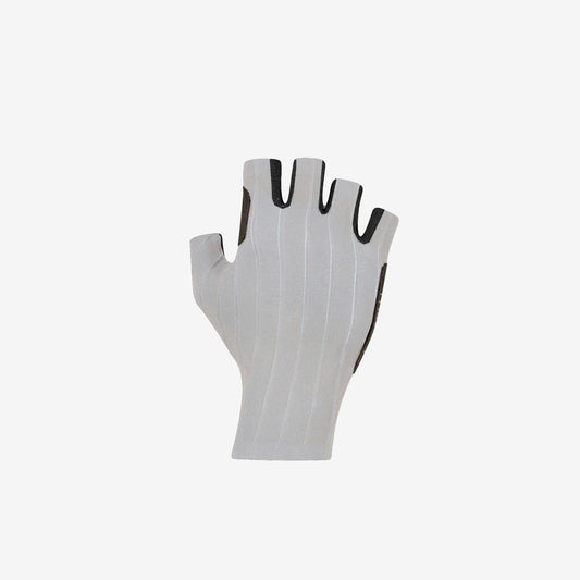 Castelli Rosso Corsa Pro Gloves Silver Gray - Image 1