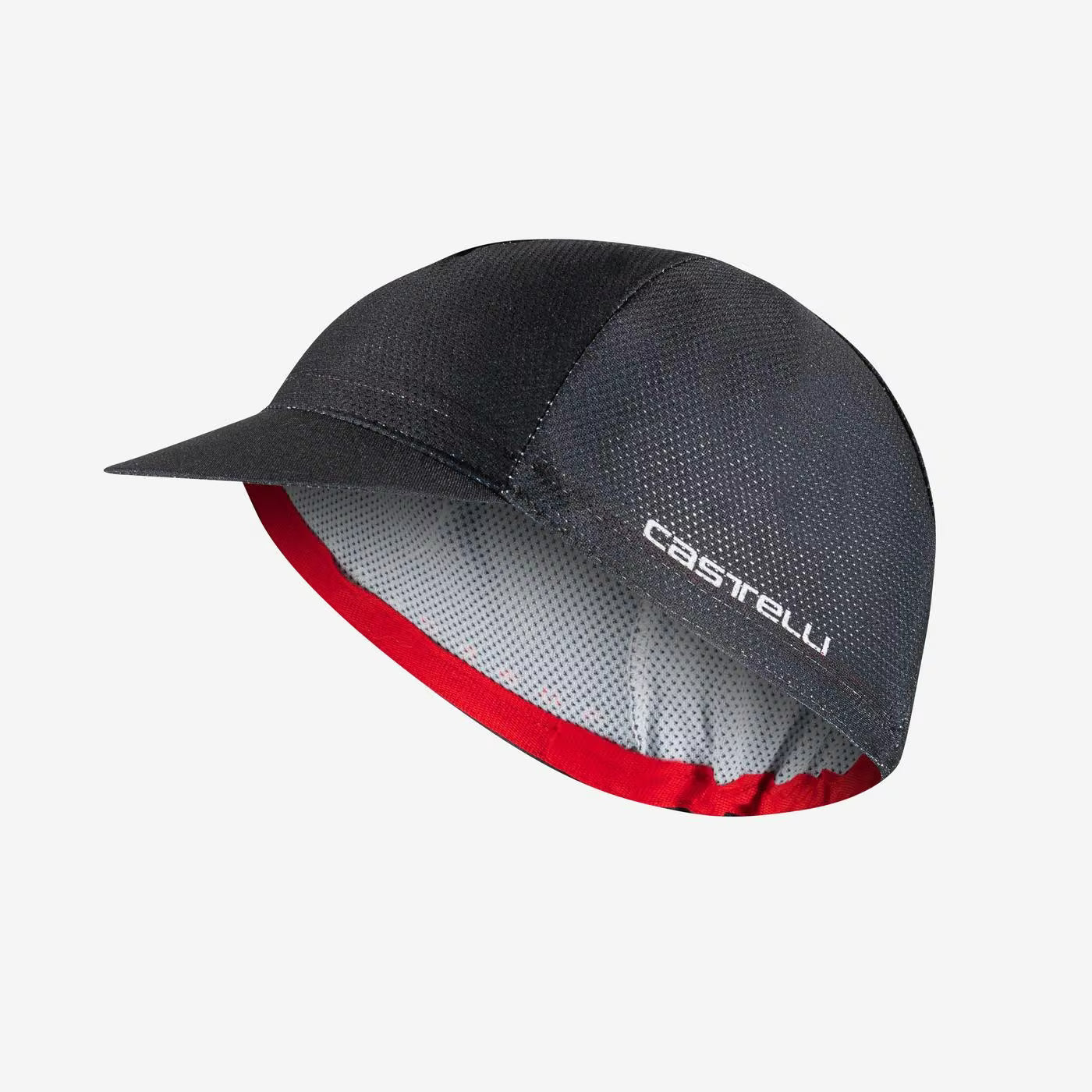 Castelli Rosso Corsa Cycling Cap Black - Image 1