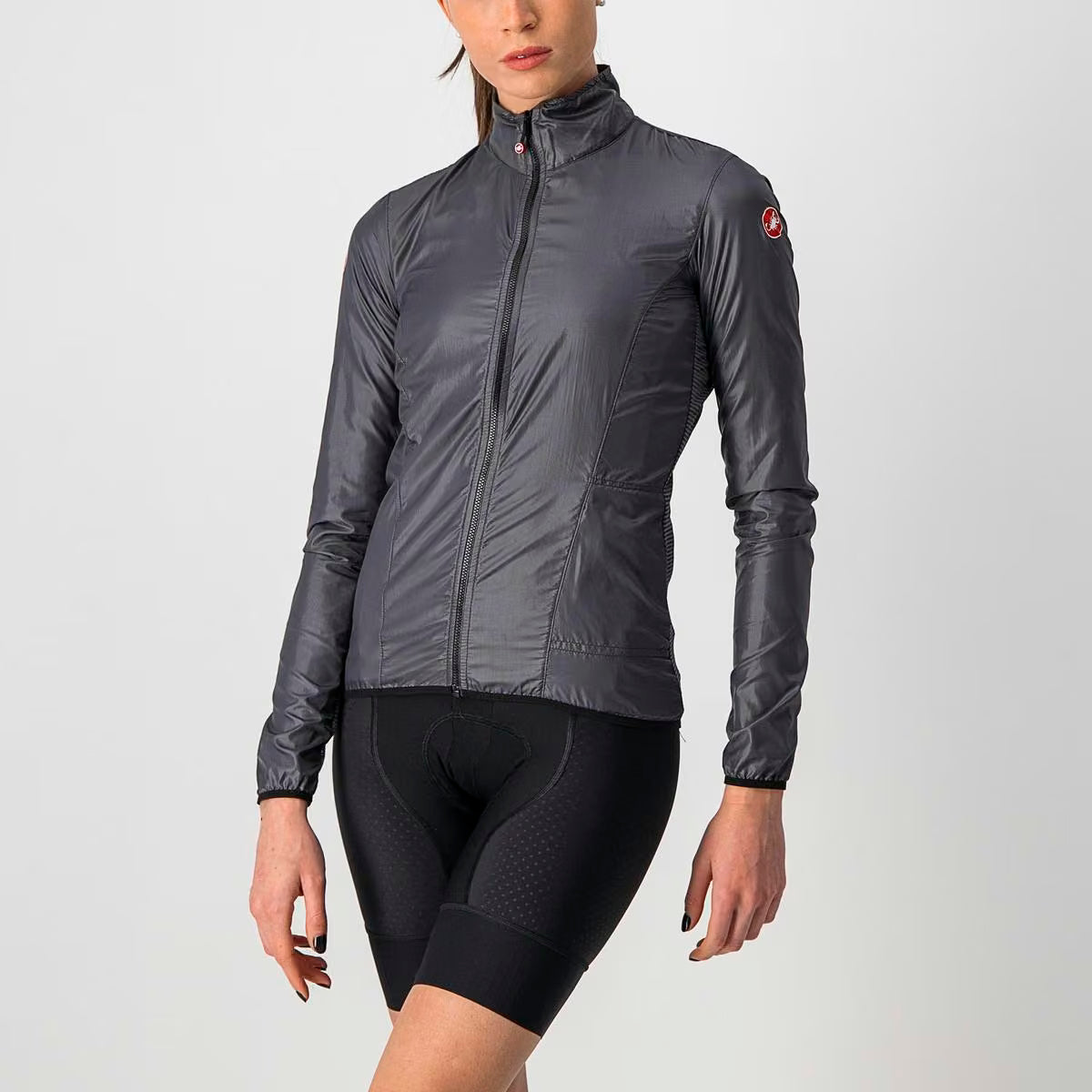 Castelli Aria Shell Jacket Women's Dark Gray - Image 1