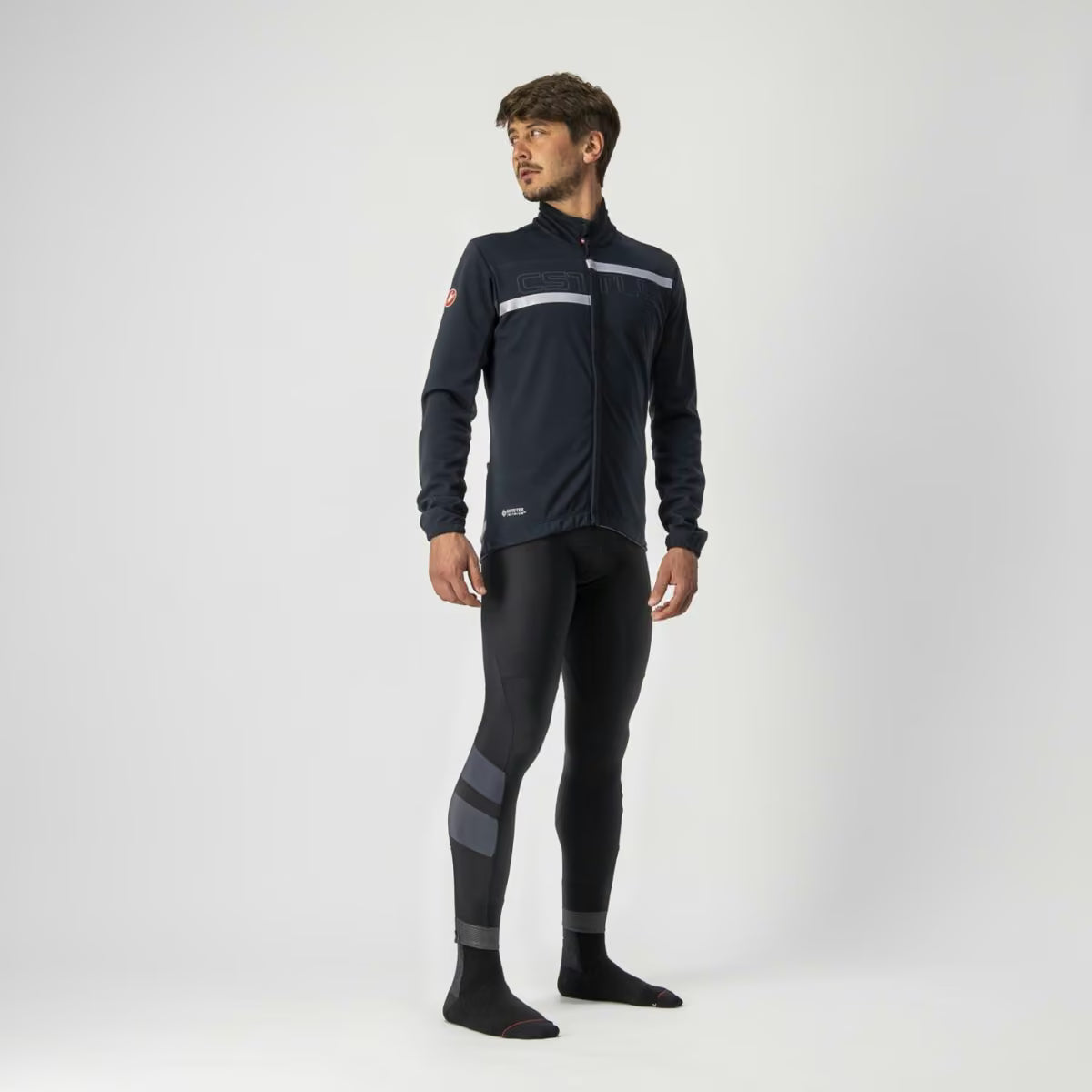 Castelli Transition 2 Jacket Men's Light Black/Dark Gray-Sil - Image 7
