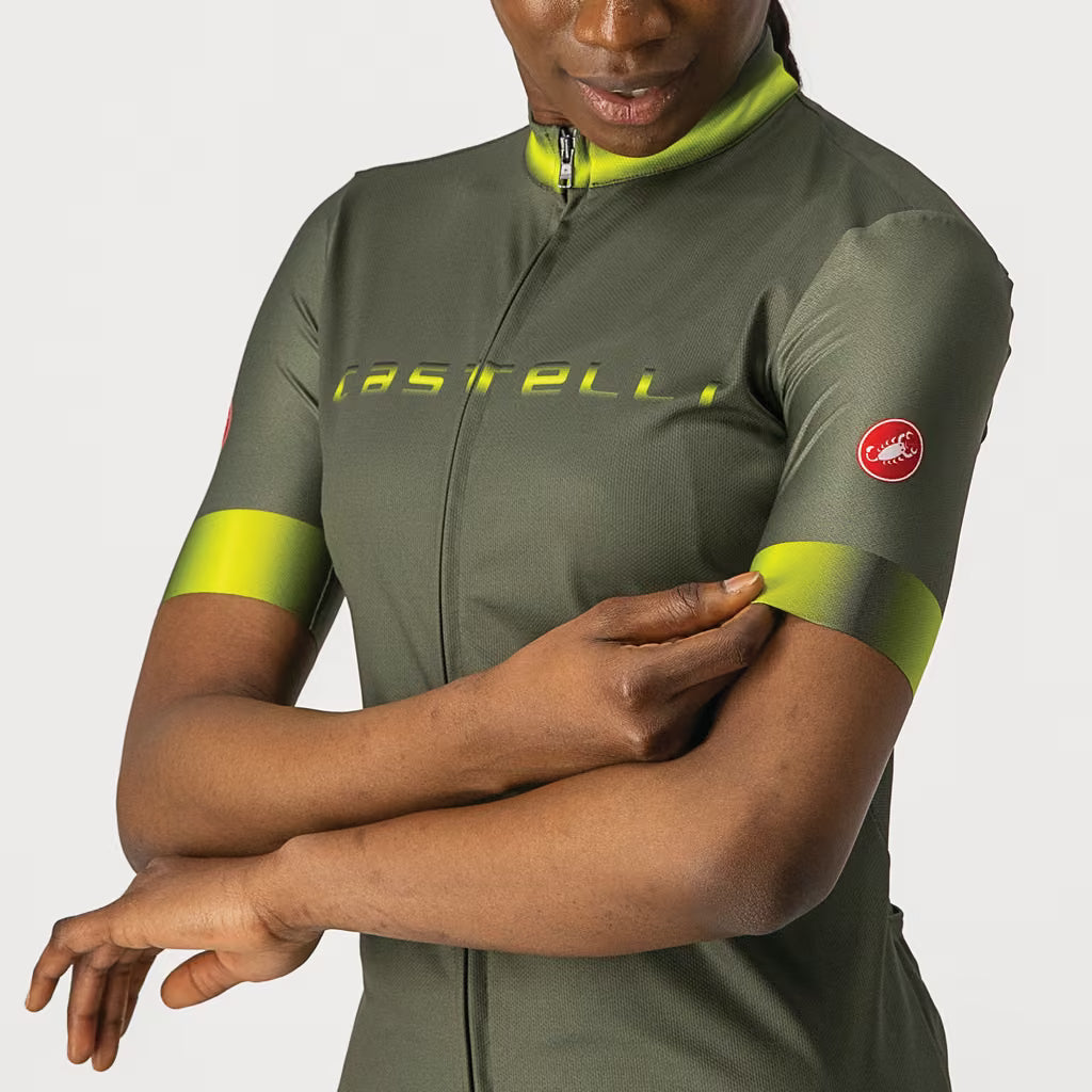 Castelli Gradient Jersey Women's Military Green - Image 4