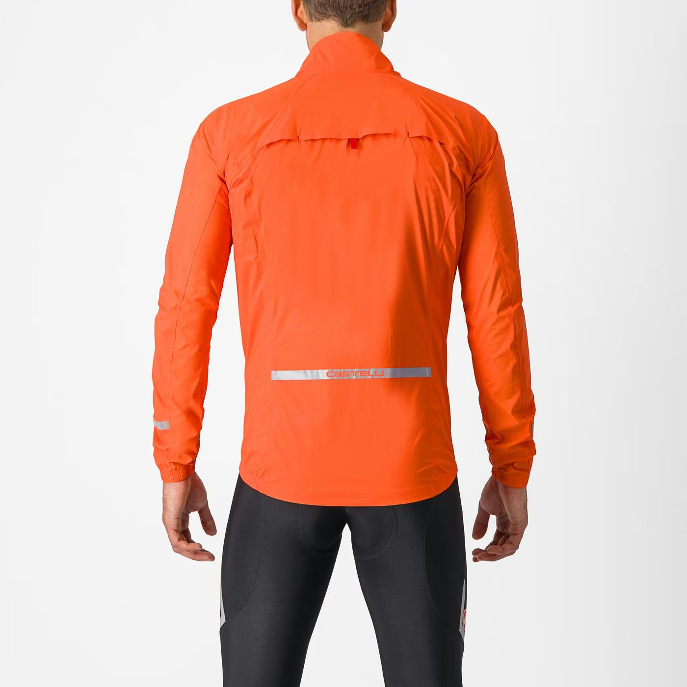 Castelli Emergency 2 Rain Jacket Men's Brilliant Orange - Image 2