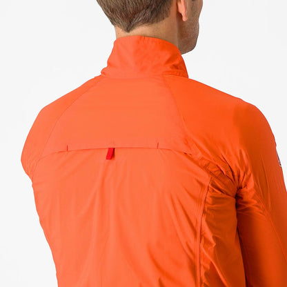 Castelli Emergency 2 Rain Jacket Men's Brilliant Orange - Image 4