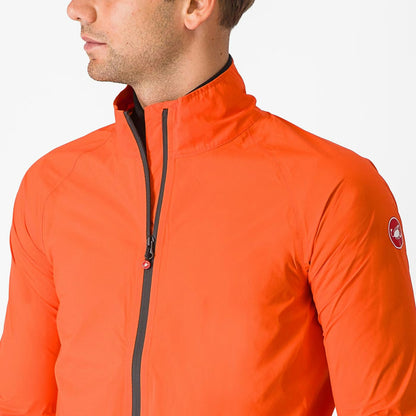 Castelli Emergency 2 Rain Jacket Men's Brilliant Orange - Image 5
