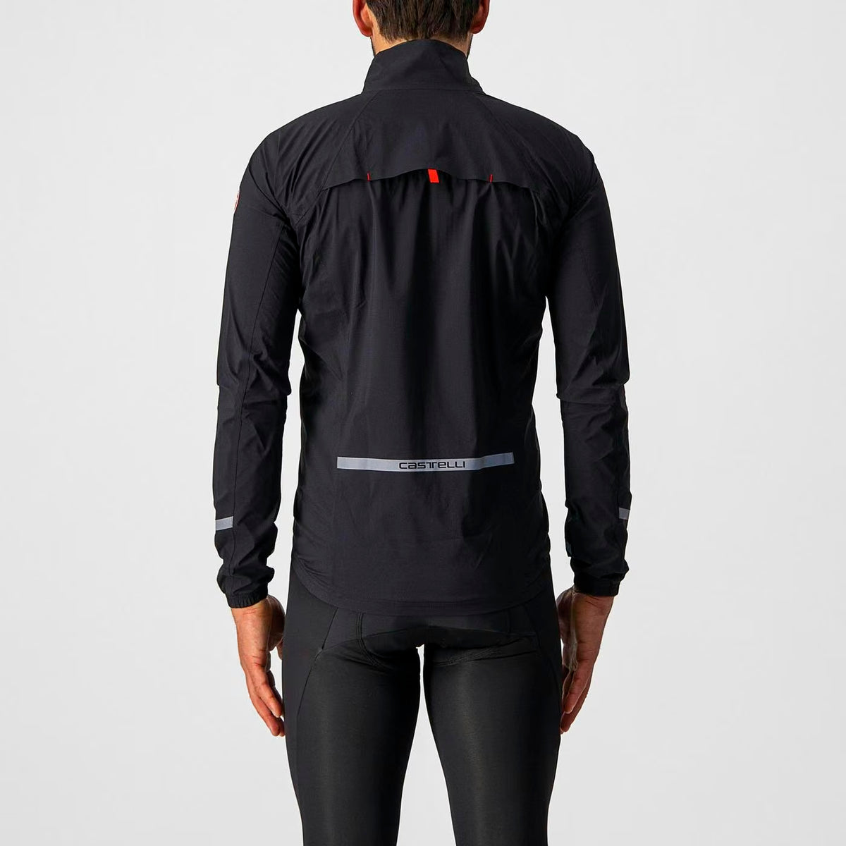 Castelli Emergency 2 Rain Jacket Men's Light Black - Image 2