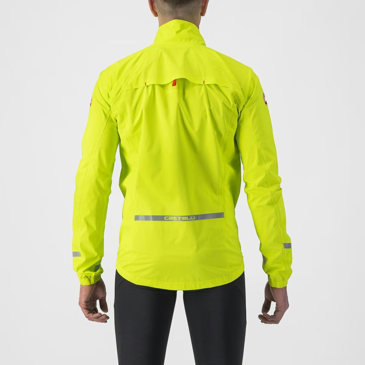 Castelli Emergency 2 Rain Jacket Men's Electric Lime - Image 2
