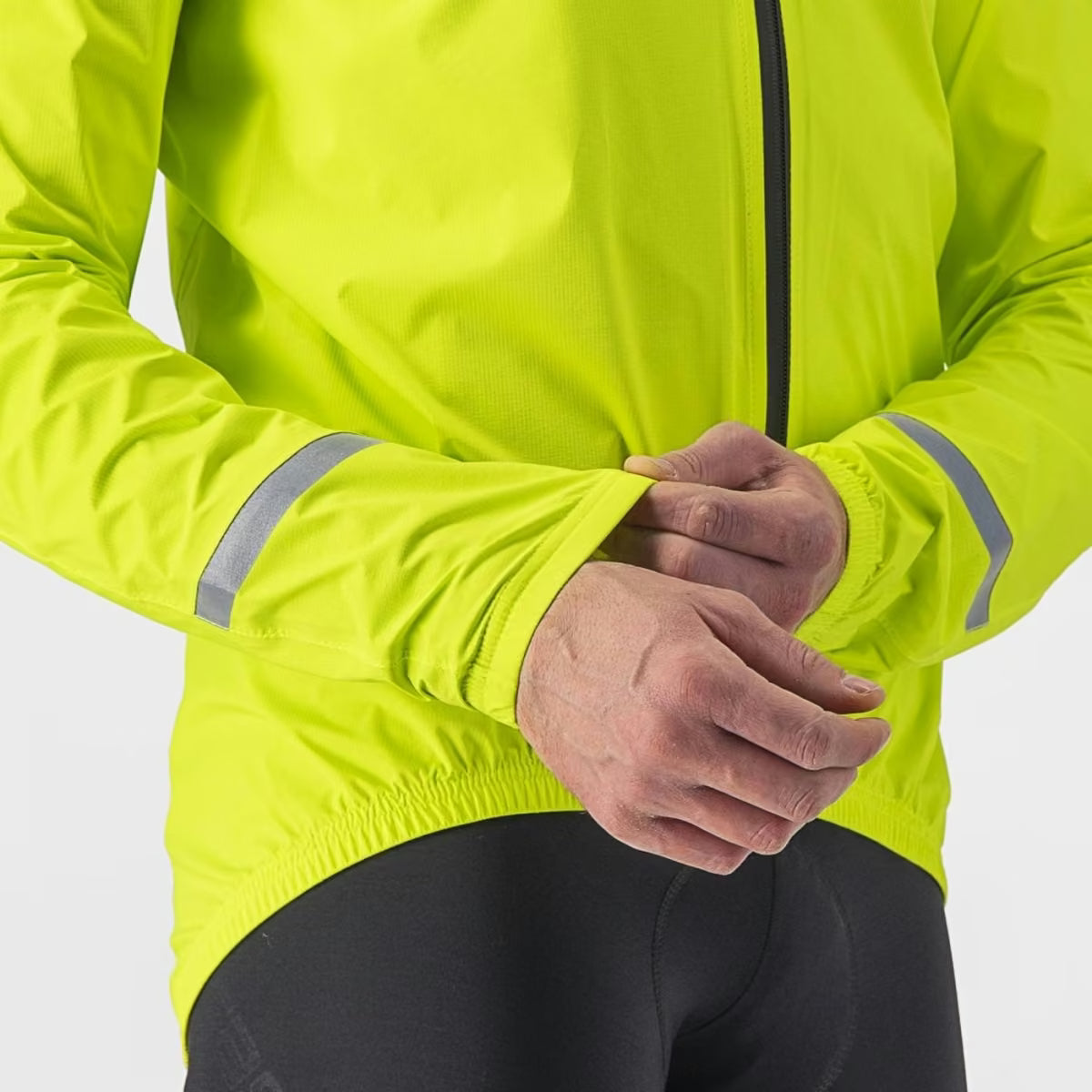 Castelli Emergency 2 Rain Jacket Men's Electric Lime - Image 5