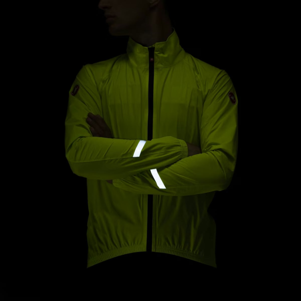 Castelli Emergency 2 Rain Jacket Men's Electric Lime - Image 8