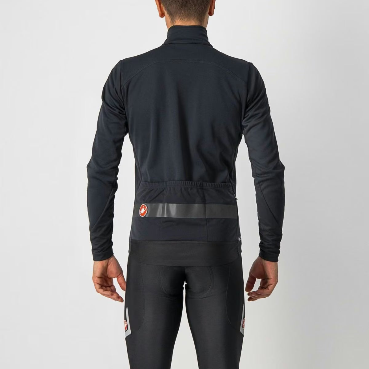 Castelli Raddoppia 3 Jacket Men's Light Black/Reflex - Image 2