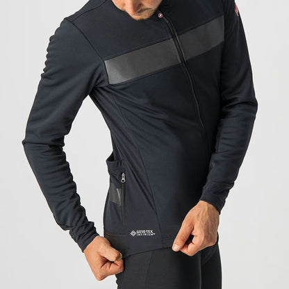 Castelli Raddoppia 3 Jacket Men's Light Black/Reflex - Image 5