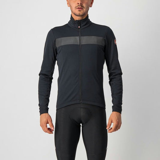 Castelli Raddoppia 3 Jacket Men's Light Black/Reflex - Image 1