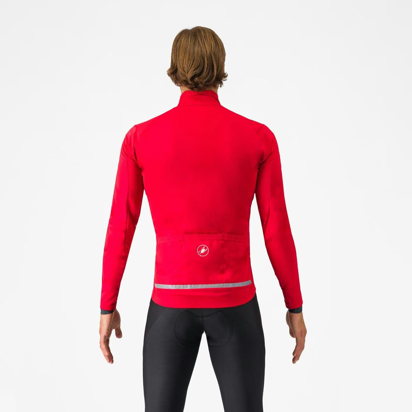 Castelli Go Jacket Men's Red/Silver Gray - Image 2