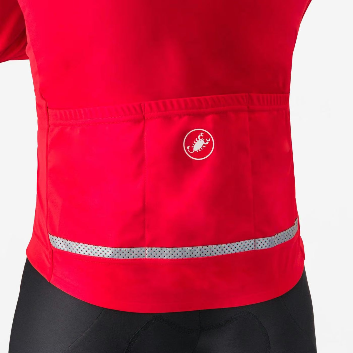 Castelli Go Jacket Men's Red/Silver Gray - Image 5