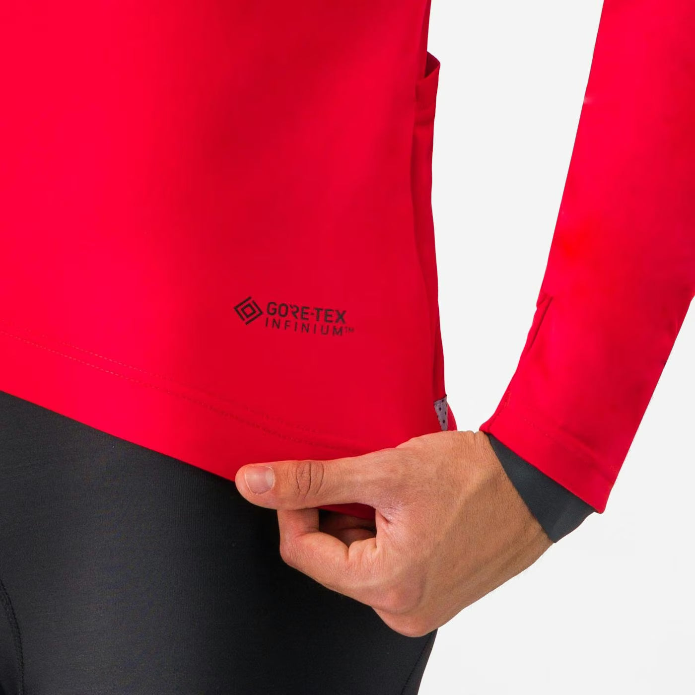 Castelli Go Jacket Men's Red/Silver Gray - Image 6