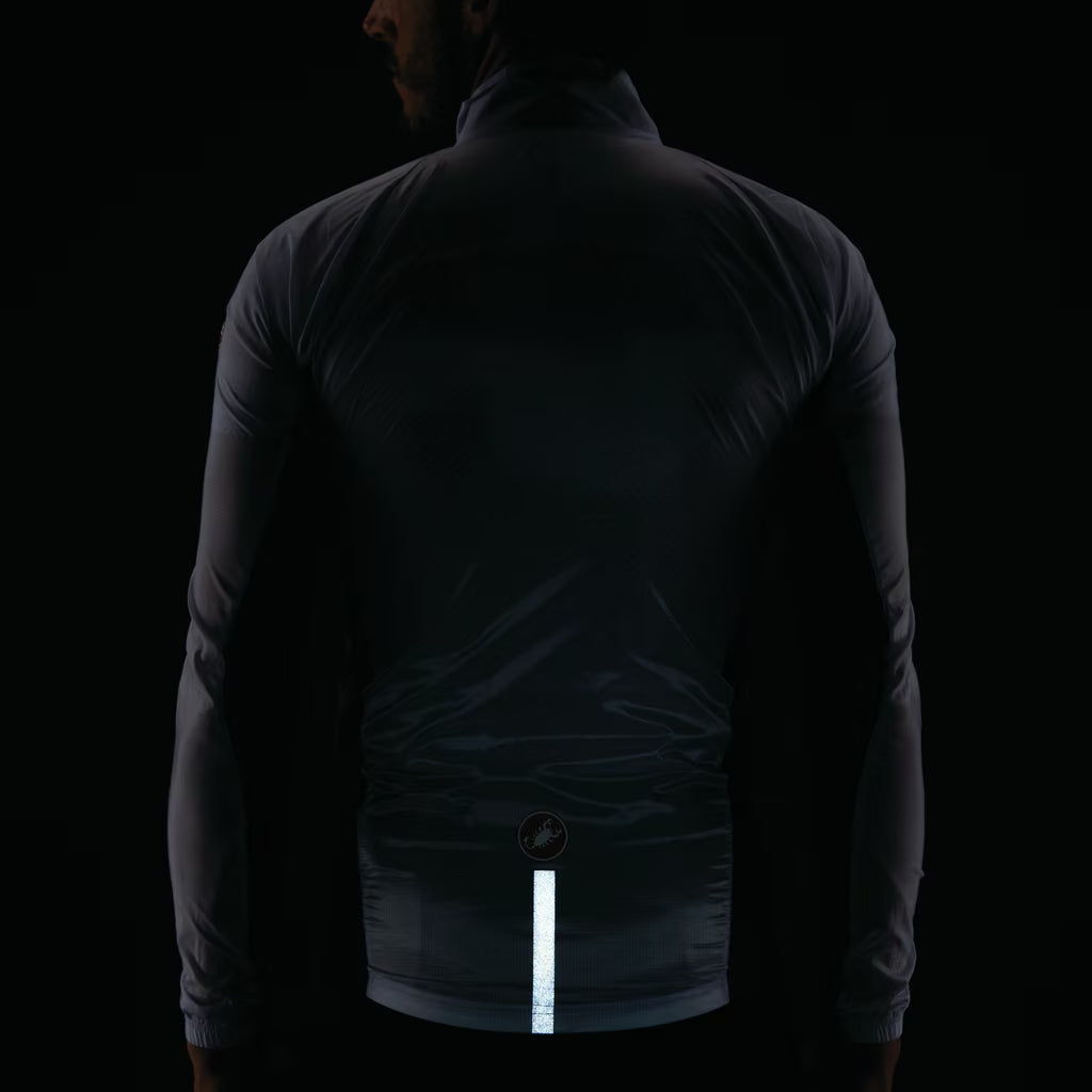 Castelli Squadra Stretch Jacket Men's Silver Gray/Dark Gray - Image 11