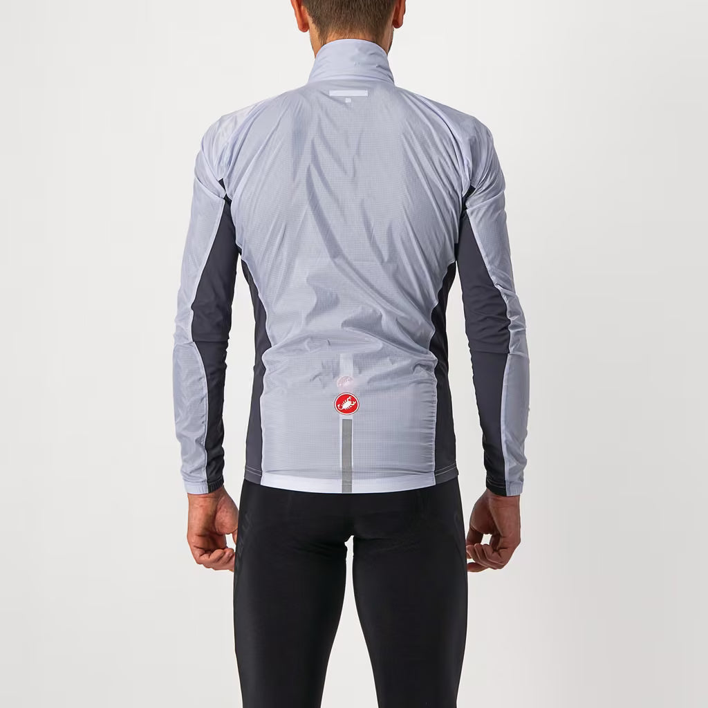 Castelli Squadra Stretch Jacket Men's Silver Gray/Dark Gray - Image 2