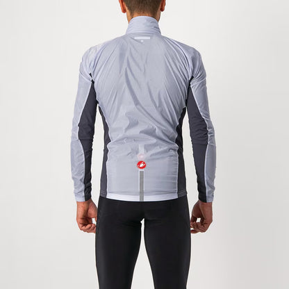Castelli Squadra Stretch Jacket Men's Silver Gray/Dark Gray - Image 2