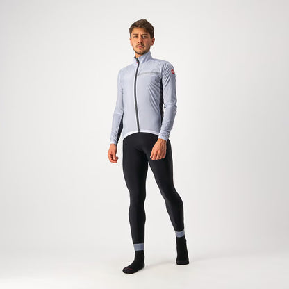 Castelli Squadra Stretch Jacket Men's Silver Gray/Dark Gray - Image 9