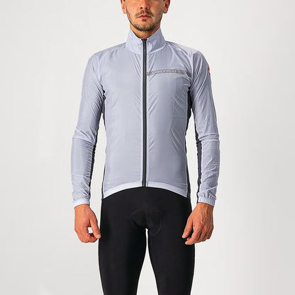 Castelli Squadra Stretch Jacket Men's Silver Gray/Dark Gray - Image 1