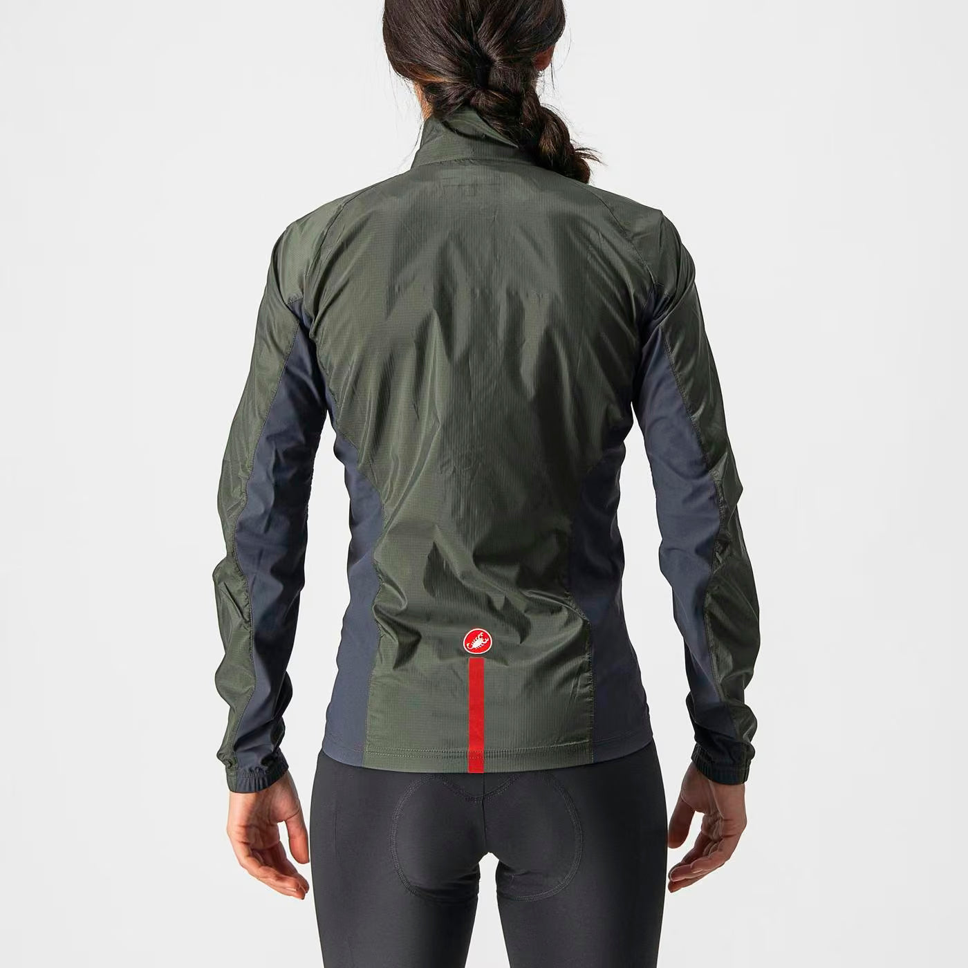Castelli Squadra Stretch Jacket Women's Military Green/Dark - Image 2