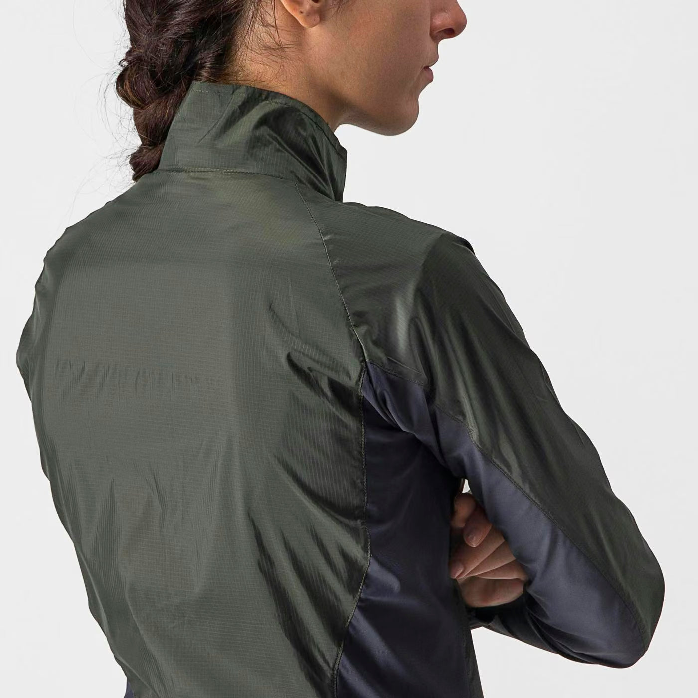 Castelli Squadra Stretch Jacket Women's Military Green/Dark - Image 4