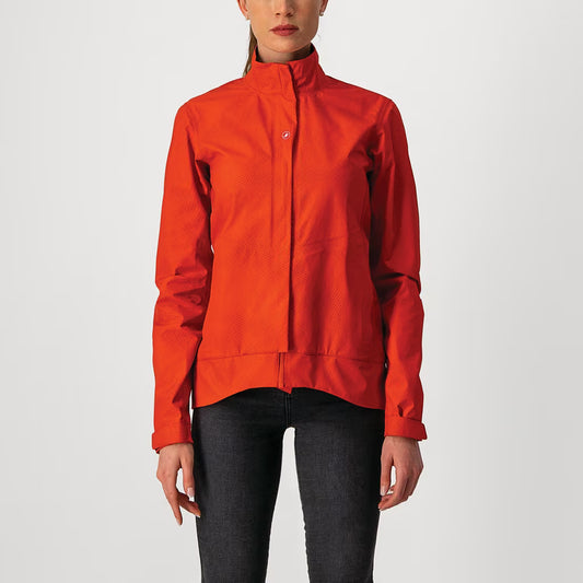 Castelli Commuter Reflex Jacket Women's Fiery Red - Image 1