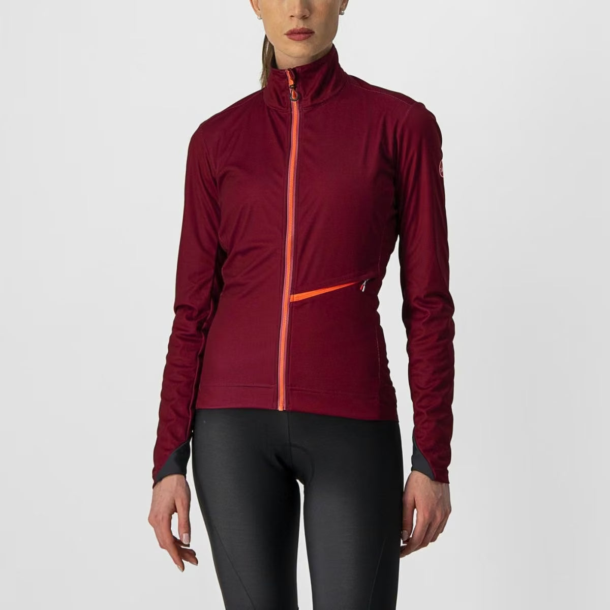 Castelli Go Jacket Women's Bordeaux/Brilliant Pink - Image 1