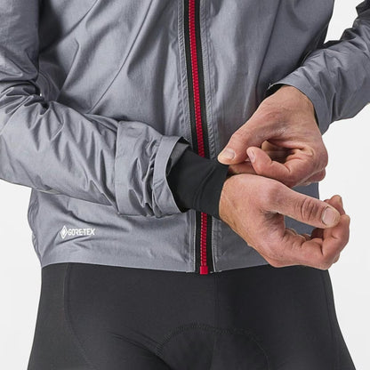Castelli Tempesta Lite Jacket Men's Lite Gray - Image 5