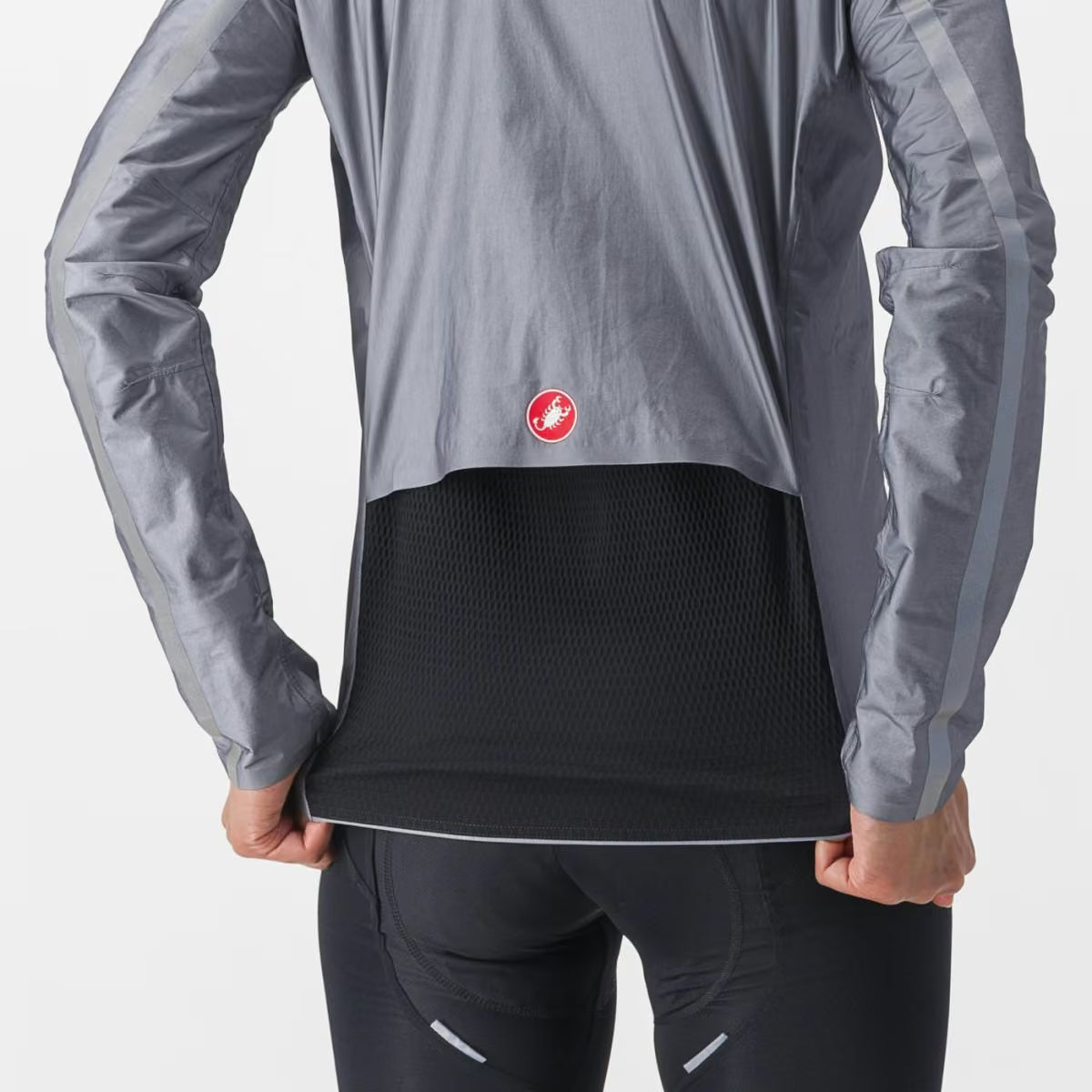 Castelli Tempesta Lite Jacket Women's Lite Gray - Image 3