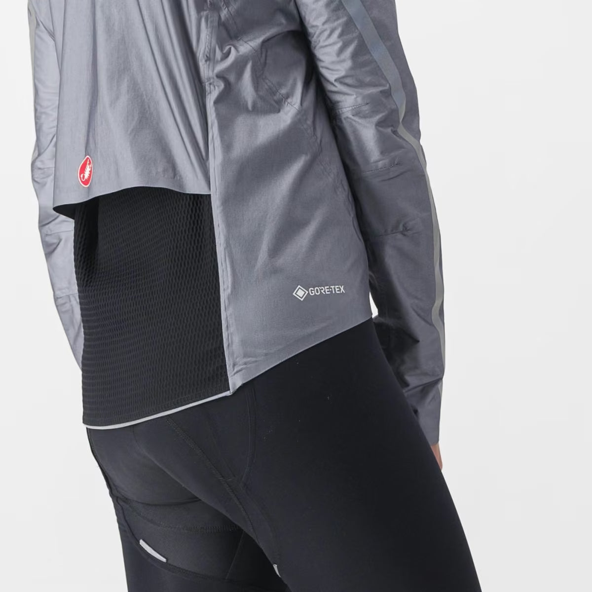 Castelli Tempesta Lite Jacket Women's Lite Gray - Image 4