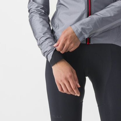Castelli Tempesta Lite Jacket Women's Lite Gray - Image 5